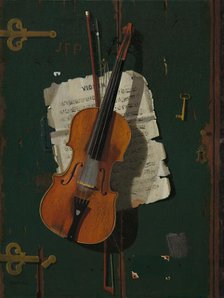 The Old Violin, c. 1890. Creator: John Frederick Peto.