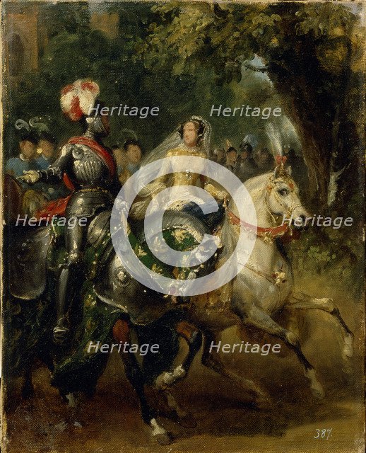 Cavalcade, ca 1842. Artist: Vernet, Horace (1789-1863)