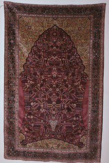 South Persian prayer rug, 18th century. Artist: Unknown