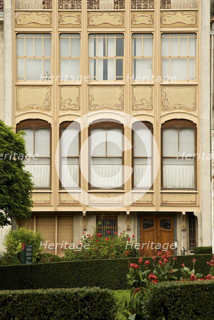 Hotel van Eetvelds, Av. Palmeston, Brussels, Belgium, (1895), c2014-2017. Artist: Alan John Ainsworth.