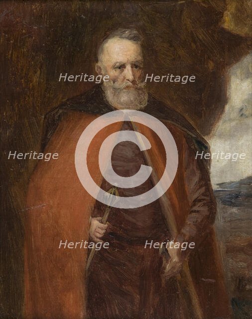 Portrait of Jan Karol Chodkiewicz-Study, before 1863. Creator: Leon Kaplinski.