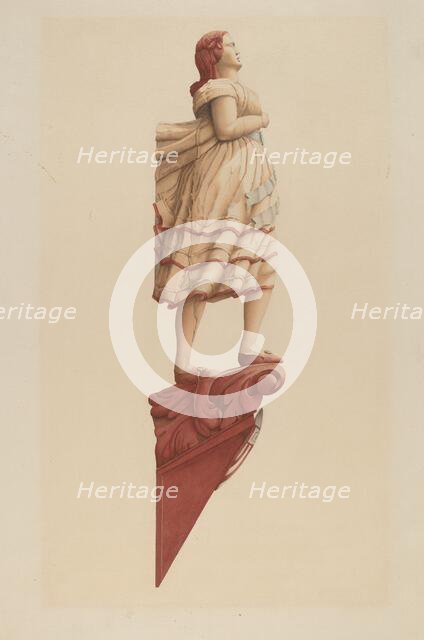 Figurehead from "Union", c. 1938. Creator: Frances Cohen.