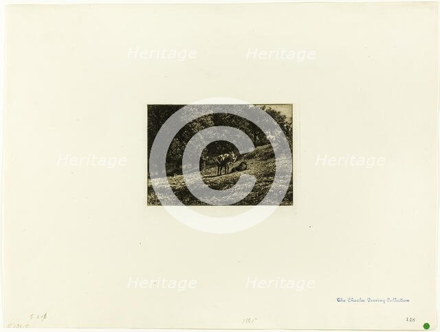 Orchard, c. 1864. Creator: Charles Emile Jacque.