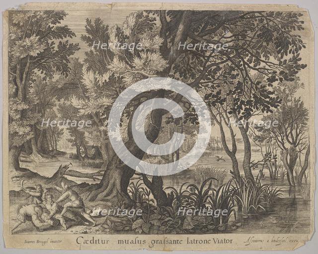 The Thieves Robbing the Man from The Good Samaritan. Creator: Assuerus van Londerseel.