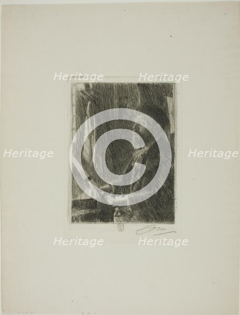 J.B. Faure, 1891. Creator: Anders Leonard Zorn.