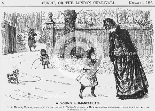 'A Young Humanitarian', 1887. Artist: George du Maurier