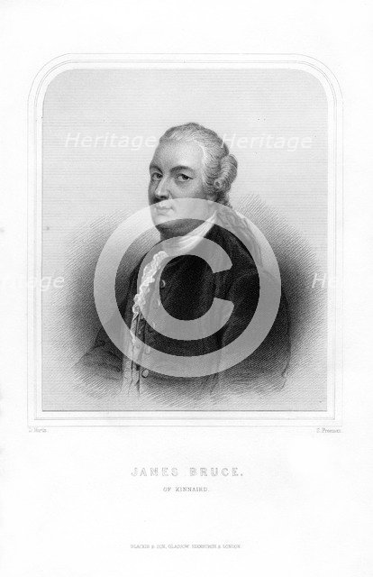 James Bruce, Scottish traveller and travel writer, (1870).Artist: S Freeman