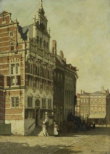 The Town Hall, The Hague, c.1875-c.1907. Creator: Karel Klinkenberg.