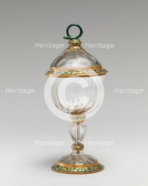 Covered Cup with Serpent Handle, c. 1620/1630. Creator: Unknown.