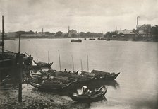 'Rice Mills on the Poozoondoung Creek, Rangoon', 1900. Creator: Unknown.