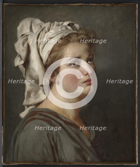 Young Woman with a Turban, c. 1780. Creator: Jacques-Louis David (French, 1748-1825).