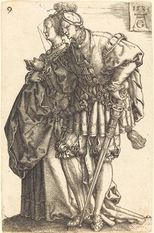 Large Wedding Dancers, 1538. Creator: Heinrich Aldegrever.
