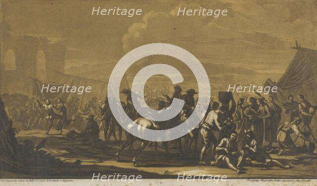 Camp Scene, between 1725 and 1781. Creator: Christian Rugendas.