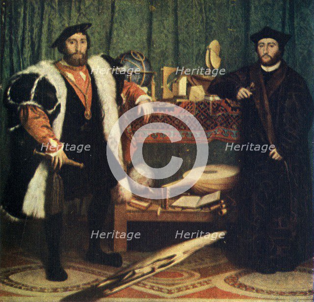 'The Ambassadors', 1533, (1909). Artist: Hans Holbein the Younger.