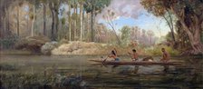 Early Spring; or  A Narrow of the Waikato River, 1881. Creator: Charles Henry Kennett Watkins.