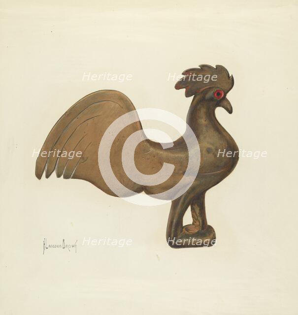 Weather Vane, c. 1937. Creator: H Langden Brown.