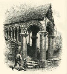 'The Norman Staircase, Canterbury', c1870.