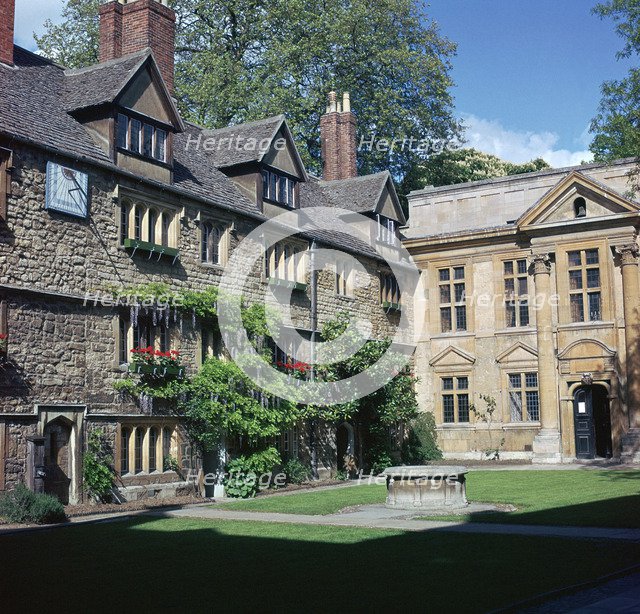 St Edmunds hall in Oxford, 16th century. Artist: Unknown