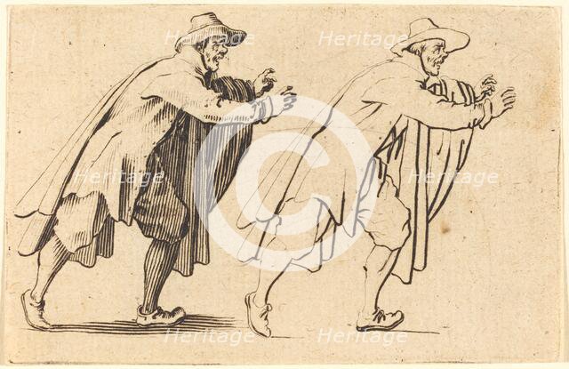 Man Moving Abruptly, c. 1622. Creator: Jacques Callot.