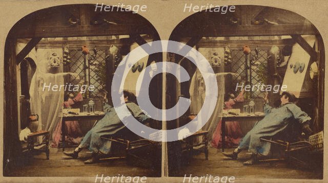 A Ghost, about 1865. Creator: London Stereoscopic & Photographic Co.