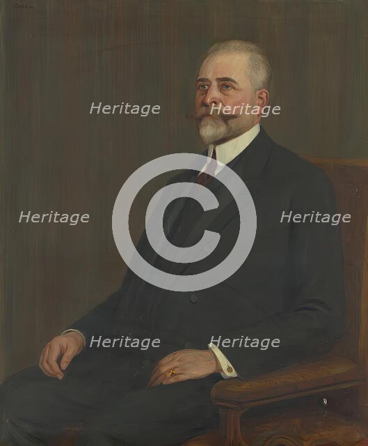 His Excellency Moritz Graf Vetter von der Lilie, 1901-1907 President of the House of..., 1910. Creator: Ludwig Wieden.