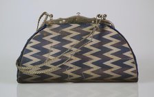Bag, French, ca. 1865. Creator: Unknown.