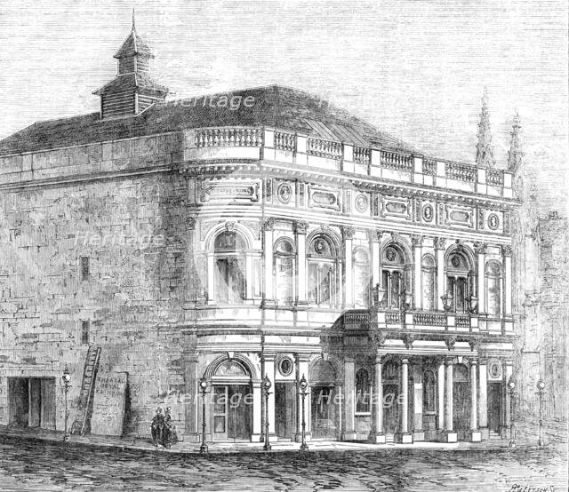The new Theatre Royal, Edinburgh, 1865. Creator: Paterson.