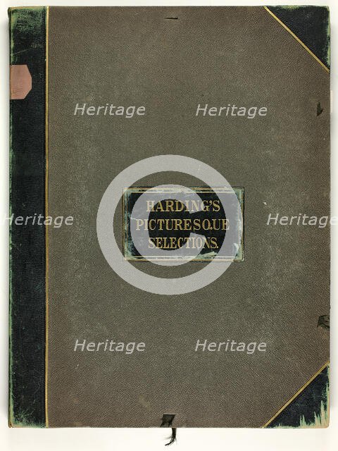 Picturesque Selections: Cover, from Picturesque Selections, c. 1860. Creator: James Duffield Harding.