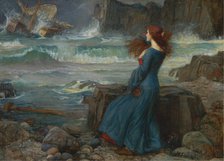 Miranda. The Tempest, 1916. Artist: Waterhouse, John William (1849-1917)