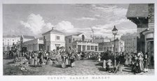 Covent Garden Market, Westminster, London, 1827. Artist: Frederick James Havell