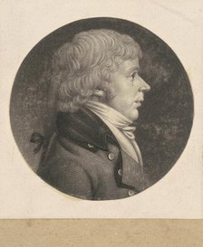 Unidentified Man, 1798-1803. Creator: Charles Balthazar Julien Févret de Saint-Mémin.