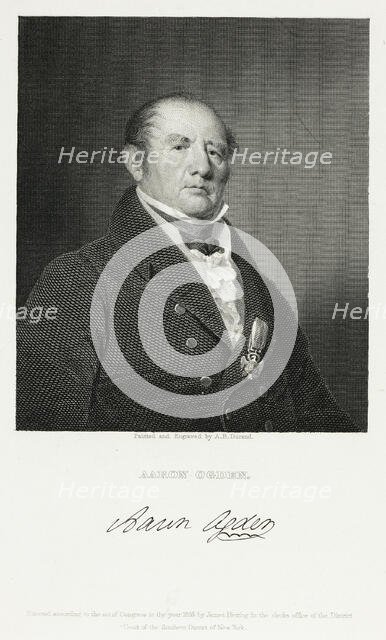 Aaron Ogden, 1834. Creator: Asher Brown Durand.