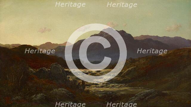 Torrent in the Highlands, 1881. Creator: Gustave Doré.