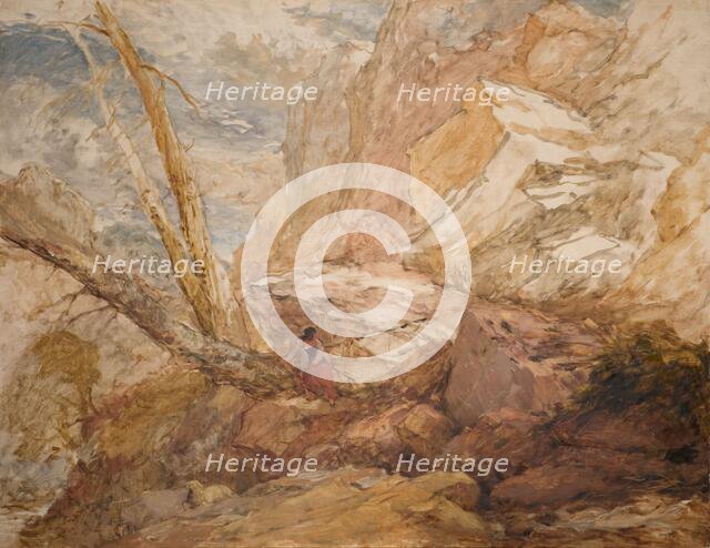 The Missing Lamb, 1853. Creator: David Cox the elder.