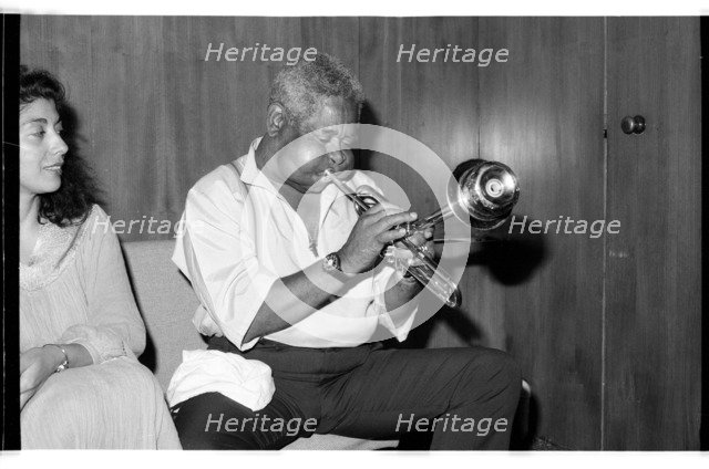 Dizzy Gillespie, Capital Jazz, Royal Festival Hall, London, 1985.   Artist: Brian O'Connor.