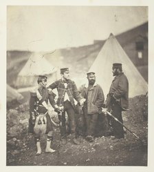 Officers of the 42nd Highlanders, 1855. Creator: Roger Fenton.