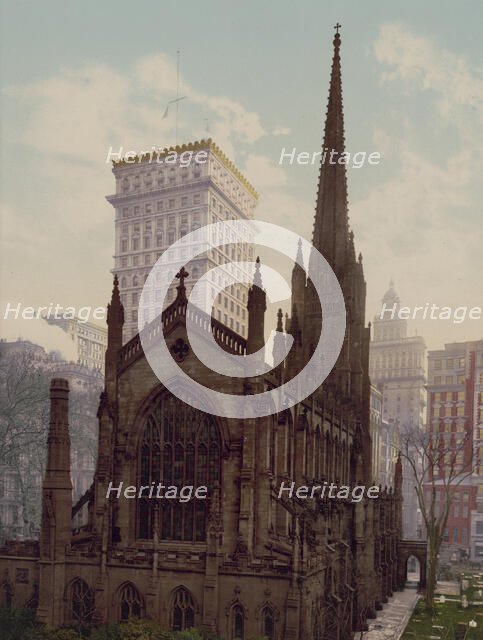 Trinity Church, New York, c1901. Creator: Unknown.