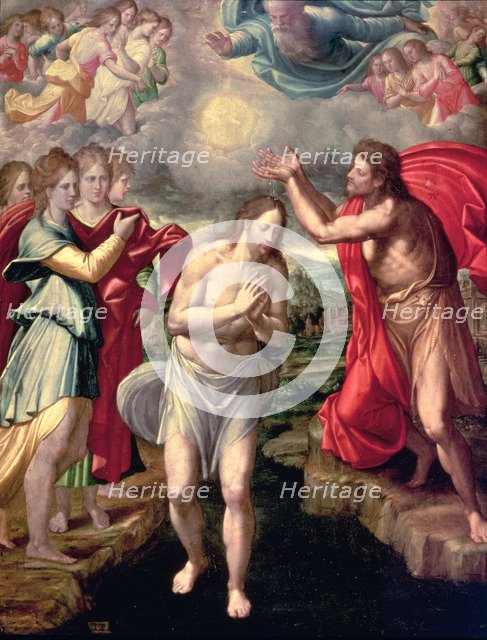 Baptism of Christ' by Juan Fernandez de Navarrete.