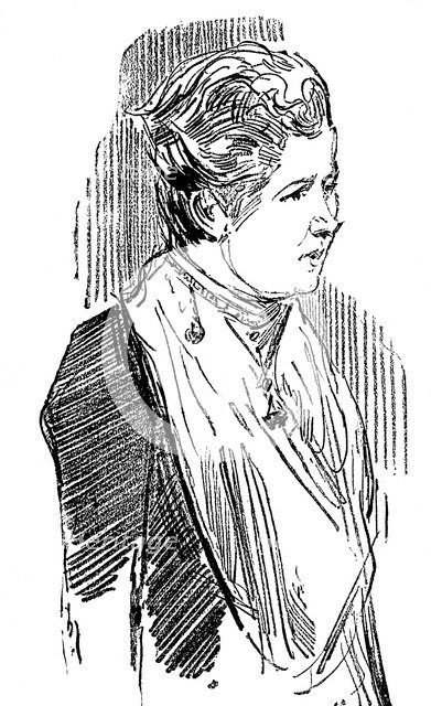 Annie Besant (nee Wood) (1847-1933), British socialist and theosophist, 1890. Artist: Unknown