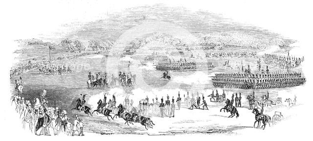 Grand Review, Phoenix Park, Dublin, 1844. Creator: Unknown.