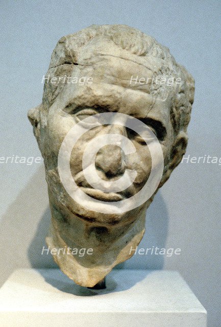 Portrait bust of Julius Caesar, Roman soldier and statesman, 1st century BC. Artist: Unknown