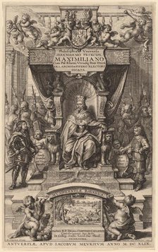 Title Page to "Philosophia Universia", 1649. Creator: Wenceslaus Hollar.