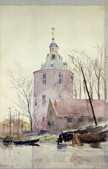 Tower at Enkhuisen, Holland, 1897. Creator: Cass Gilbert.