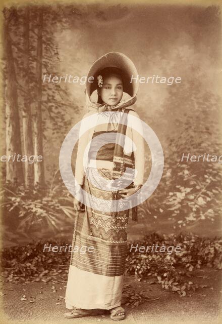 A Sawbwa Daughter, about 1885. Creator: Felice Beato.