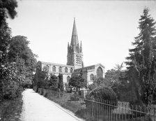 St Mary's Church, Cogges, Witney, Oxfordshire, 1883. Artist: Henry Taunt