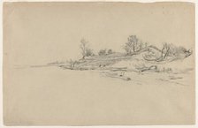 Sand Dunes, Lake Ontario, c. 1874. Creator: Homer Dodge Martin (American, 1836-1897).