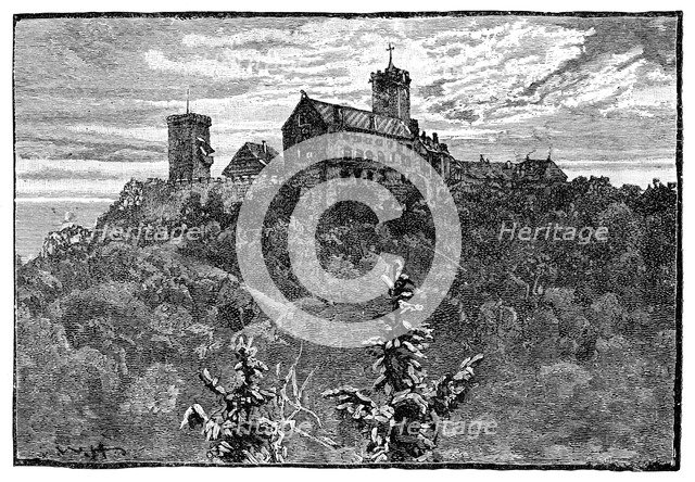 The Castle of Wartburg, 1900. Artist: Unknown