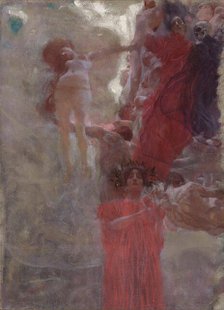 Compositional Sketch for "Medicine", 1897-1898. Creator: Klimt, Gustav (1862-1918).