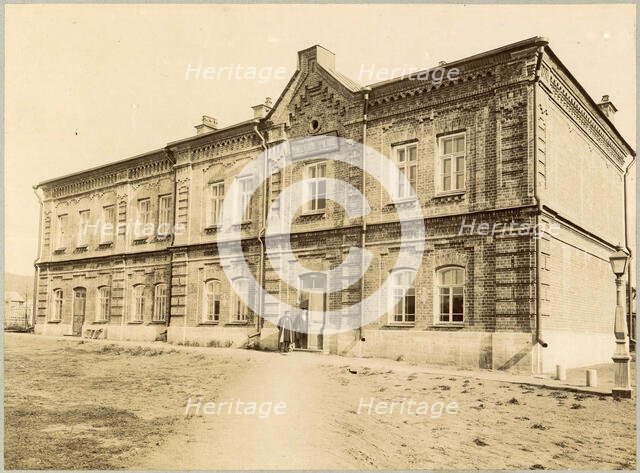 Main building. Facade to Nikolaevskaya street, 1898. Creator: Unknown.