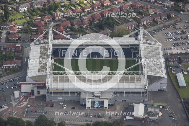 Deepdale, home of Preston North End Football Club, Lancashire, 2015. Creator: Dave MacLeod.